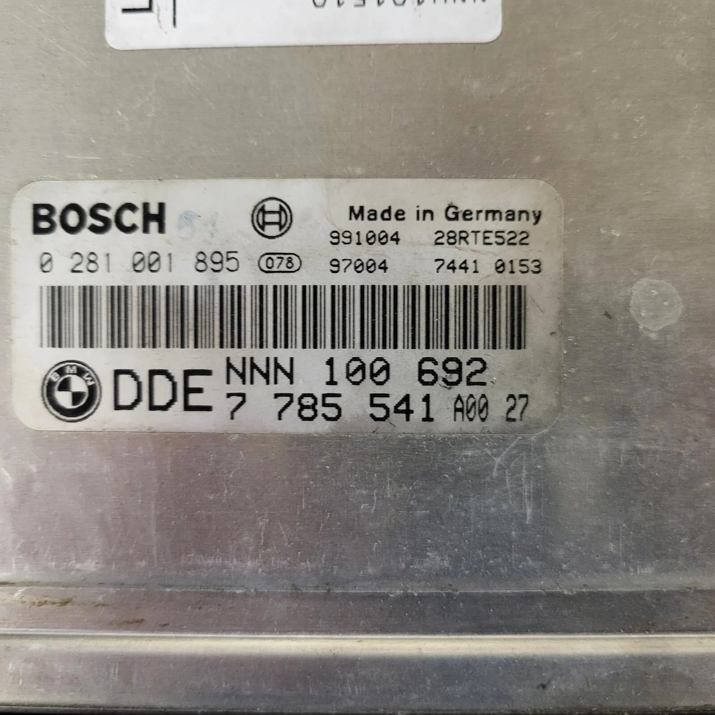 ROVER 75 ECU / 0281001895 / 7785541 / NNN100692 / BOSCH (BMW)