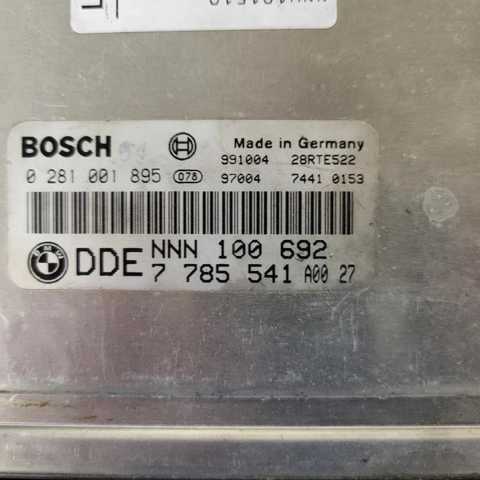 ROVER 75 ECU / 0281001895 / 7785541 / NNN100692 / BOSCH (BMW)