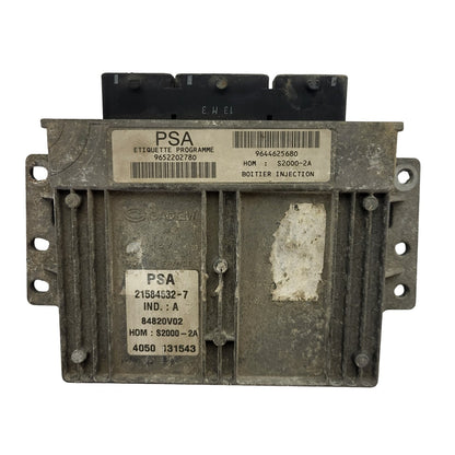 PEUGEOT 206 ECU / 9652202780 / 9644625680 / S2000-2A / 21584632-7 / SAGEM