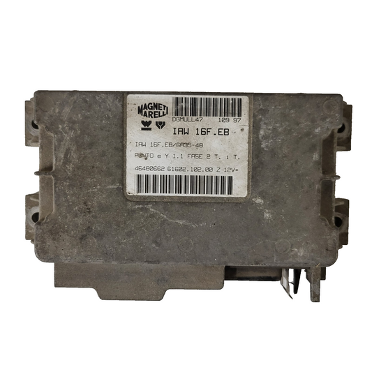FIAT PUNTO LANCIA Y 1.1 ECU / IAW 16F.EB / 46480662 /  IAW16F.EB / MAGNETI MAREL