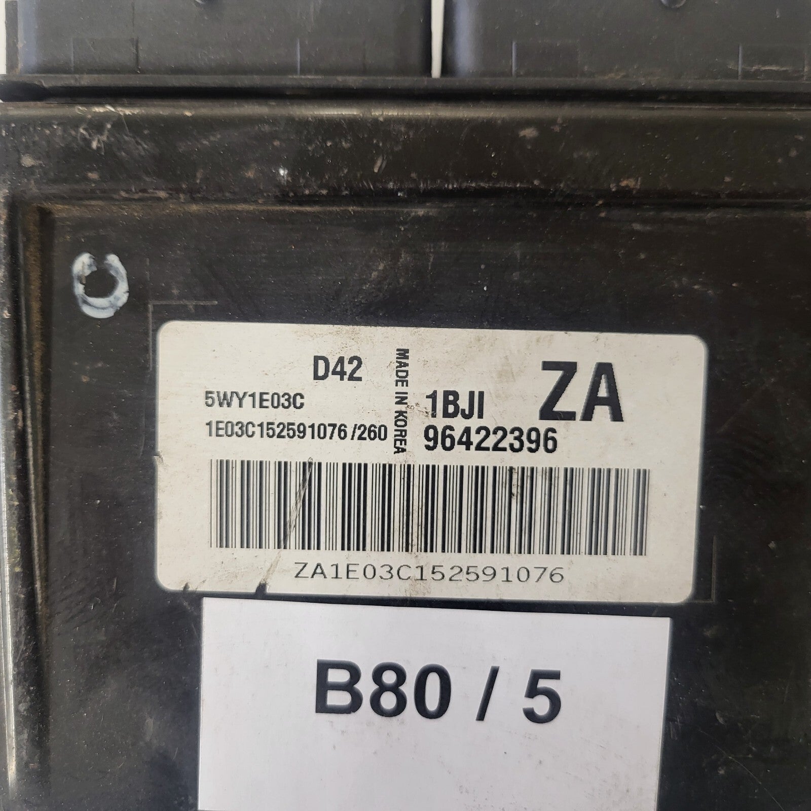 CHEVROLET ECU / 96422396 / ZA / 5WY1E03C / 1BJI