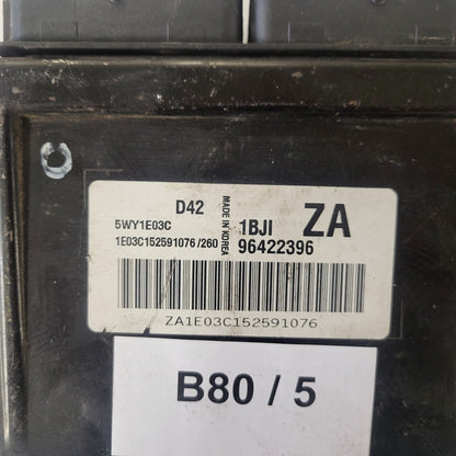 CHEVROLET ECU / 96422396 / ZA / 5WY1E03C / 1BJI