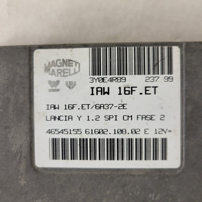 LANCIA Y 1.2 ECU / IAW 16F.ET / 46545155 /61602.108.02 / MAGNETI MARELLI