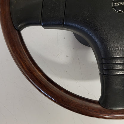 MOMO CLASSIC WOODEN STEERING WHEEL FOR OLD FIATS / PUNTO UNO BARCHETTA ETC EPOCA