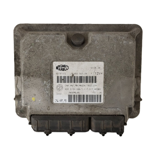 Fiat Seicento 600 ECU / 55187372 / IAW 4AF.M9 / 61600.627.05 / MAGNETI MARELLI