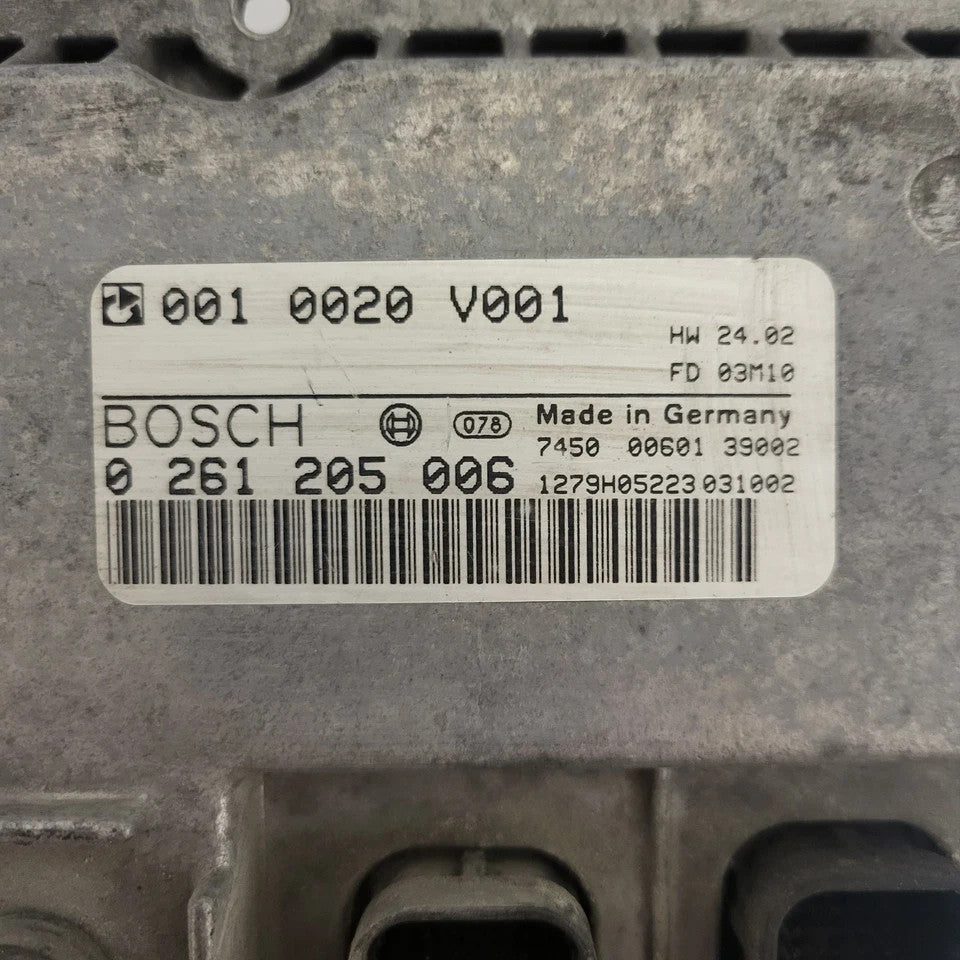 SMART FORTWO ECU / 0261205006 / 0010020V001 / BOSCH