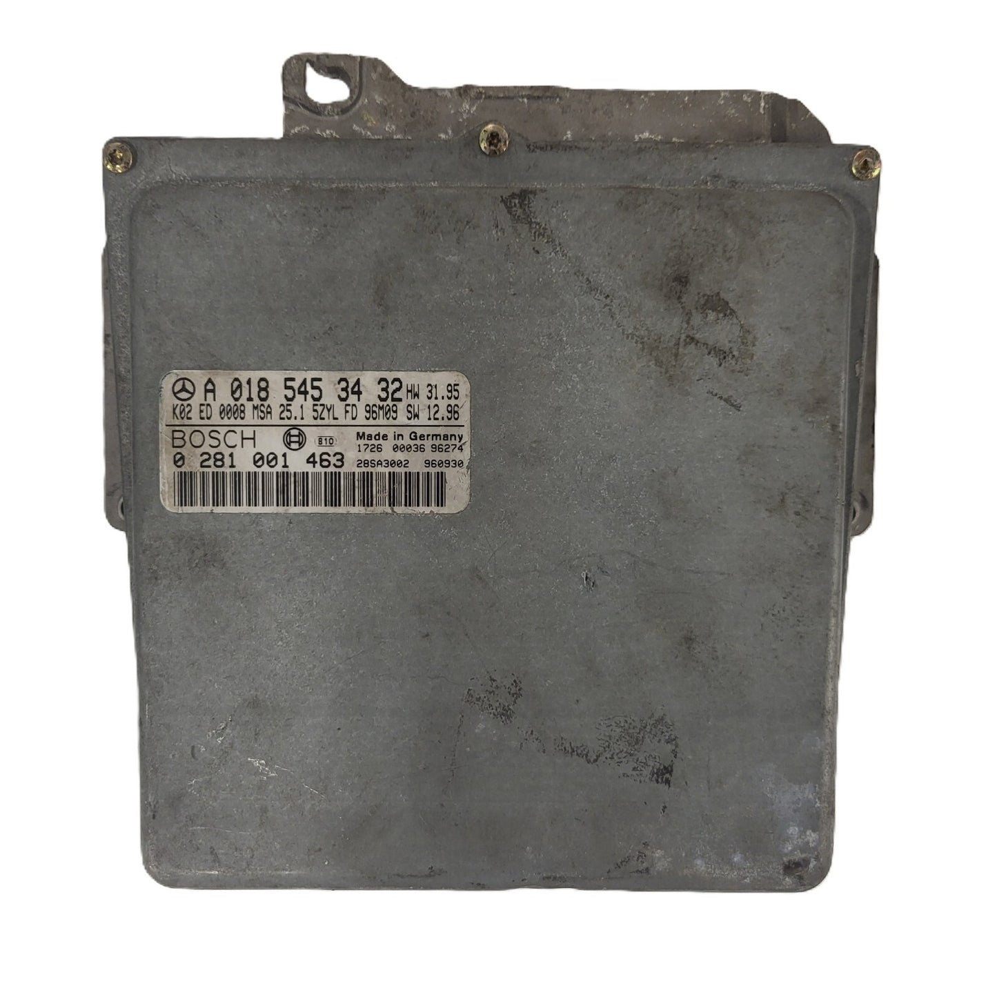 Mercedes W202 W210 ECU / A0185453432 / 0281001463 / BOSCH