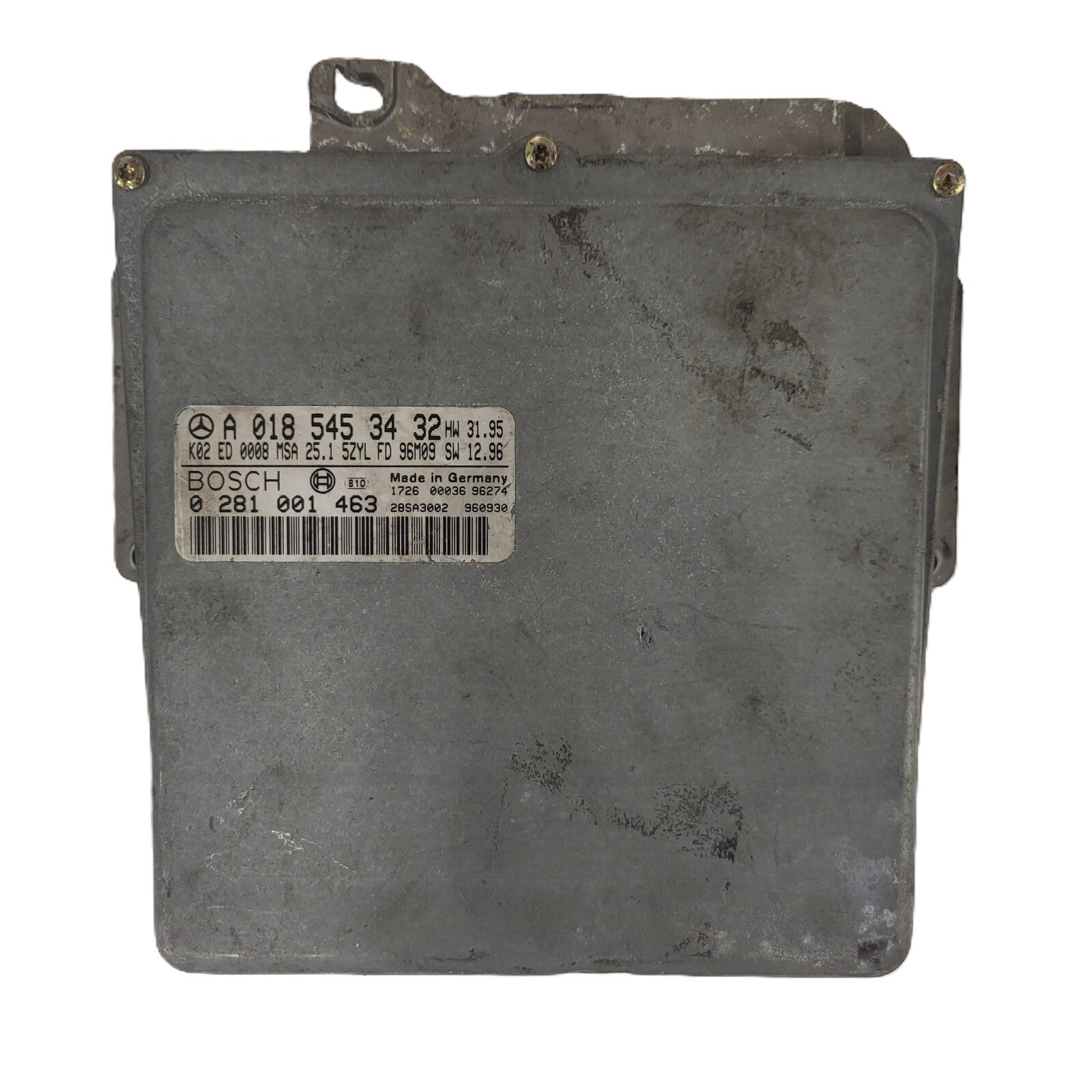 Mercedes W202 W210 ECU / A0185453432 / 0281001463 / BOSCH