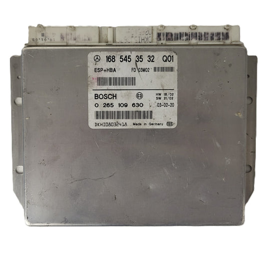 MERCEDES-BENZ A CLASS W168 ESP ECU / 1685453532 / 0265109630 / BOSCH ESP+HBA