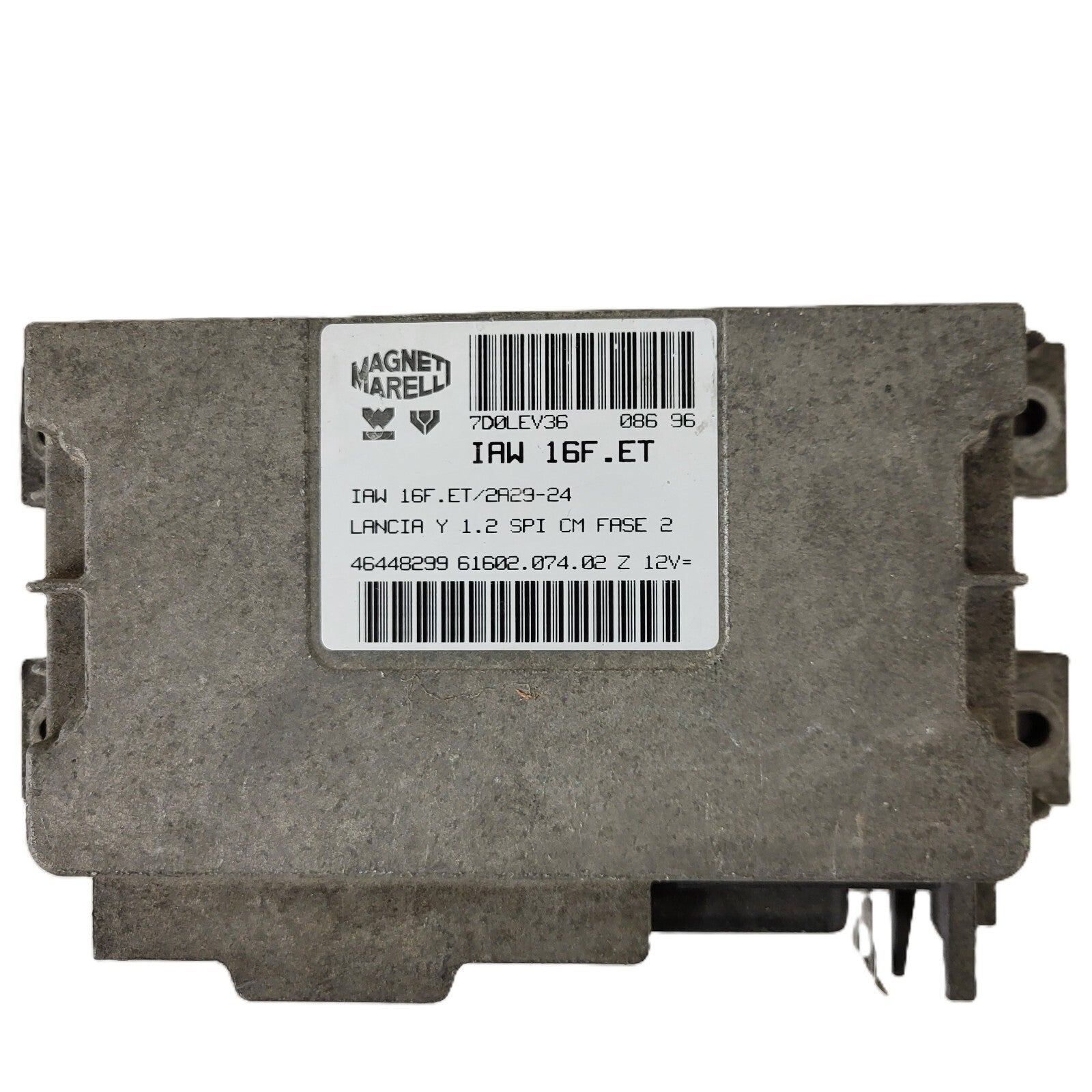 LANCIA Y 1.2 ECU / IAW 16F.ET / 46448299 / 61602.074.02 / MAGNETI MARELLI