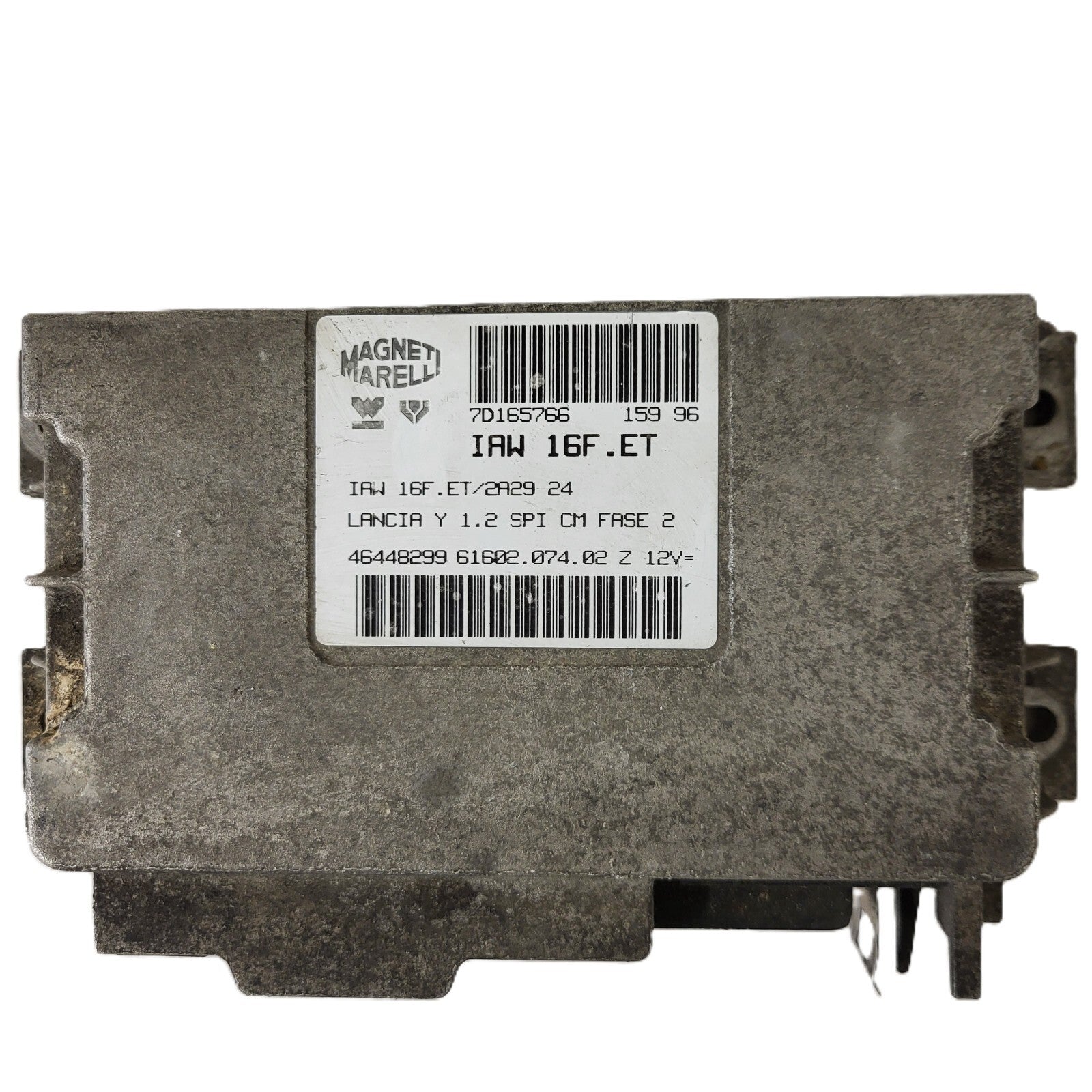 LANCIA Y 1.2 ECU / IAW 16F.ET / 46524188 / 61602.108.00 / MAGNETI MARELLI 