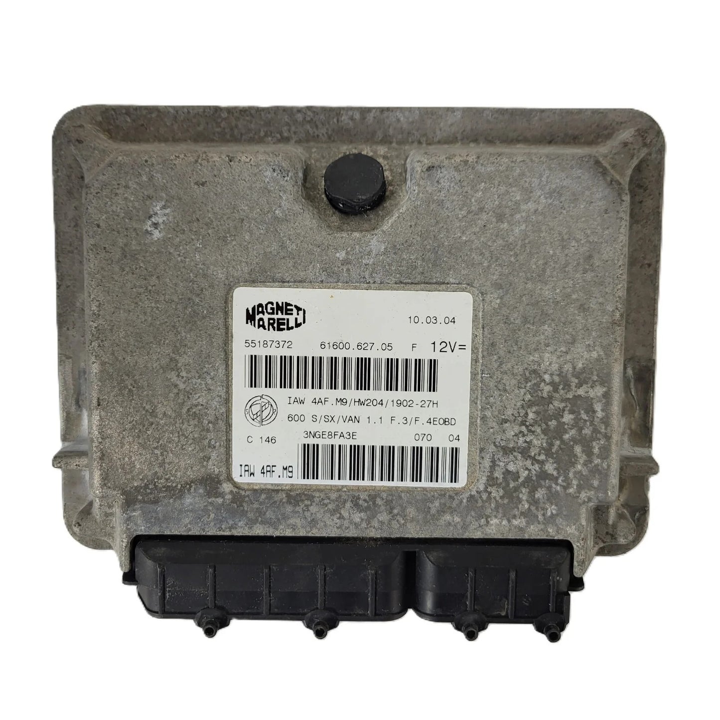 Fiat Seicento 600 ECU / 55187372 / IAW 4AF.M9 / 61600.627.05 / MAGNETI MARELLI