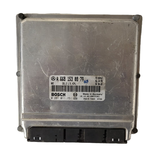 Mercedes a Class W168 ECU / A6681530879 / 0281011151 / CR1.2 / BOSCH