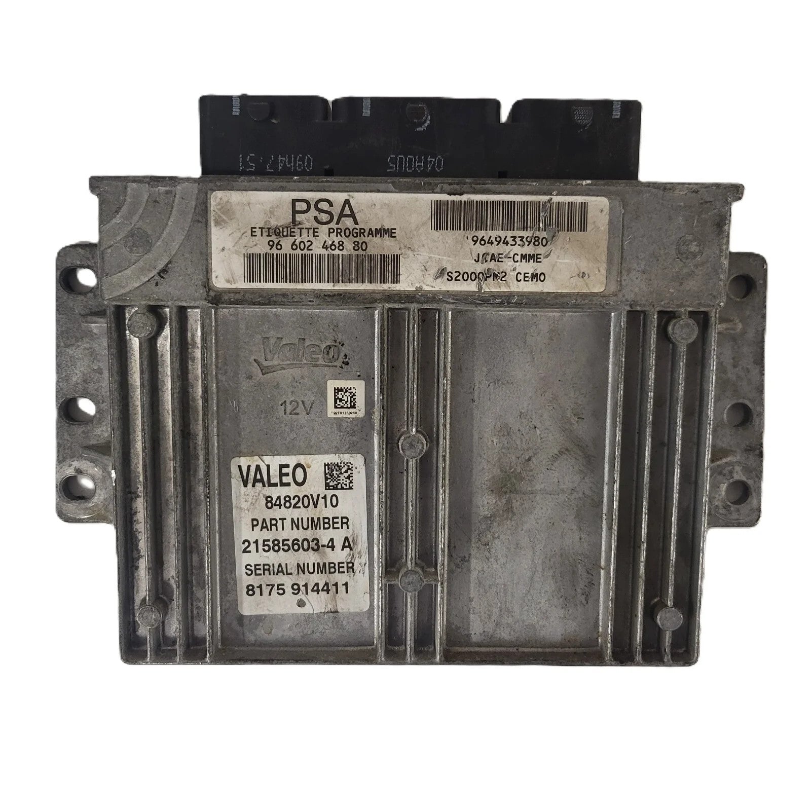 Peugeot 1007 ECU / 9660246880 / 9649433980 / 21585603-4 / 21585603-4A JCAE-CMME-