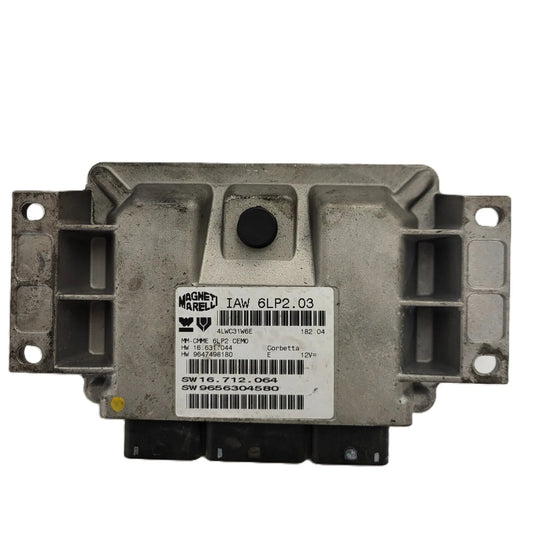 PEUGEOT CITROEN ECU / IAW 6LP2.03 / 9657429680 / 9647498180 / MAGNETI MARELLI
