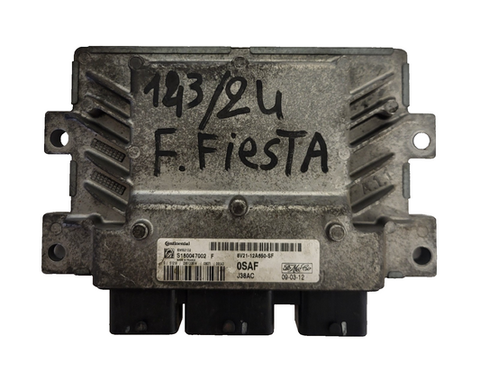 FORD FIESTA ECU / 8V21-12A650-SF / S180047002 / S180047002F / 38JAC / 0SAF