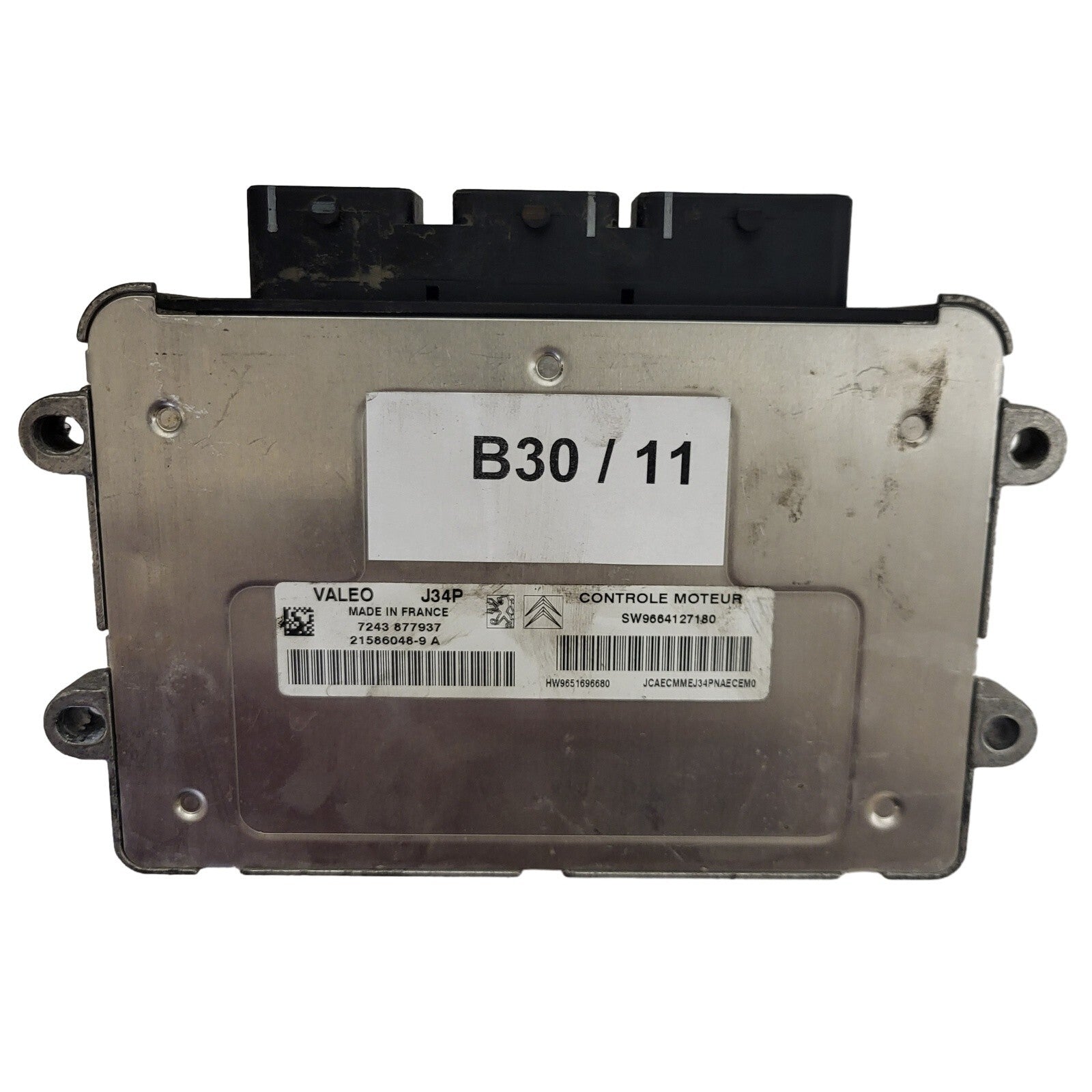 PEUGEOT CITROEN ECU / J34P / 21586048-9A / 21586048-9 / 9664127180 / 9651696680 