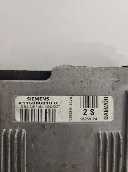 DAEWOOMATIZ ECU / K115000010G / 96259124 / SIEMENS