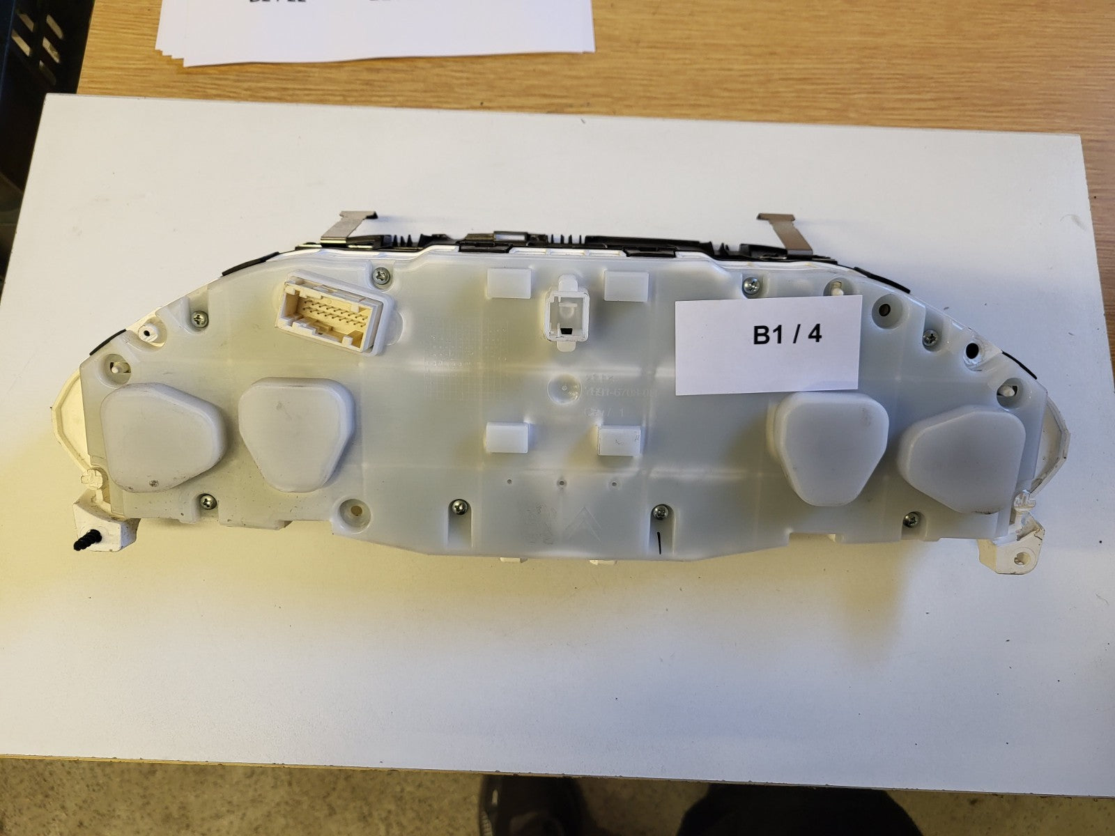 PEUGEOT 208 QUADRO STRUMENTI CONTACHILOMETRI TACHIMETRO 9805400380
