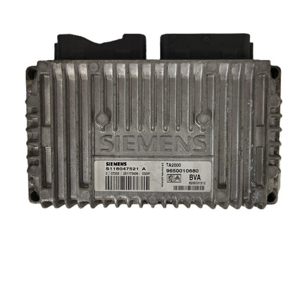 CITROEN C3 ECU / S118047521A / 9650010680 / TA2000 / BVA / SIEMENS