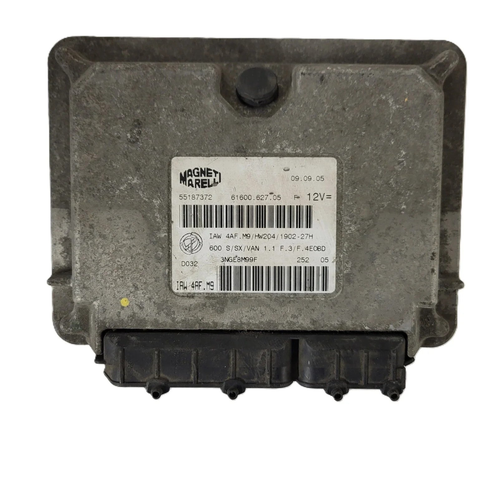 Fiat Seicento 600 ECU / 55187372 / IAW 4AF.M9 / 61600.627.05 / MAGNETI MARELLI