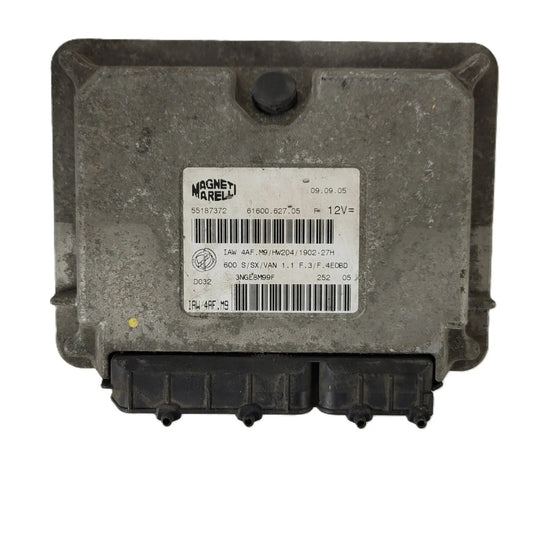 Fiat Seicento 600 ECU / 55187372 / IAW 4AF.M9 / 61600.627.05 / MAGNETI MARELLI