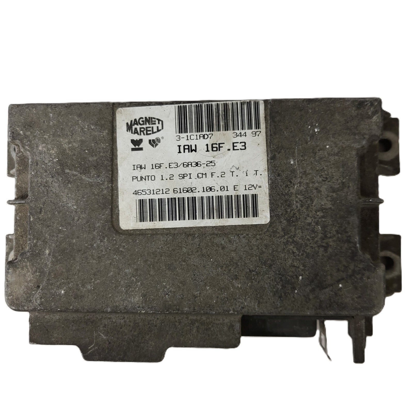 FIAT PUNTO 1.2 ECU / 16F.E3 / 46531212 / 61602.106.01 / MAGNETI MARELLI