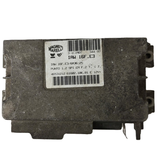 FIAT PUNTO 1.2 ECU / 16F.E3 / 46531212 / 61602.106.01 / MAGNETI MARELLI