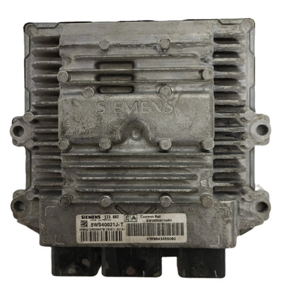 CITROEN C2 C3 ECU / 5WS40021J-T / 9650670480 / 9643455080 / SID802 / SIEMENS