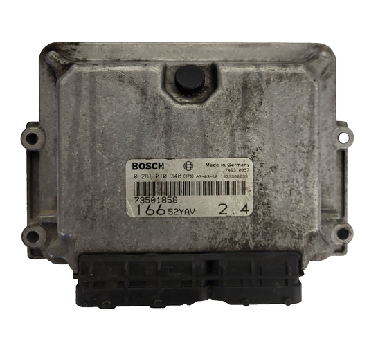ALFA 166 2.4 JTD ECU / 0281010340 / 73501858 / BOSCH