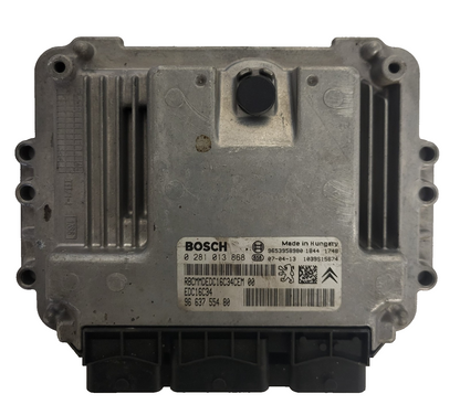 PEUGEOT CITROEN ECU / 0281013868 / 9663755480 / EDC16C34 / BOSCH
