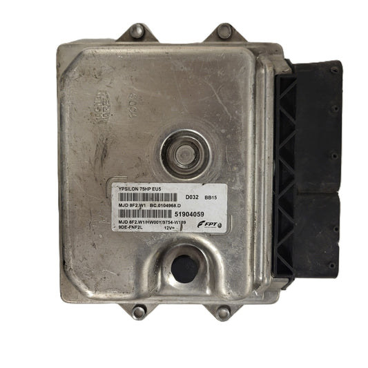 LANCIA YPSILON 75HP / ECU / MJD 8F2.W1 / 51904059 / HW00Y / MAGNETI MARELLI
