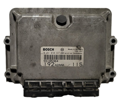 Fiat Stilo 1.9 JTD ECU / 0281010337 / 55185364 / BOSCH