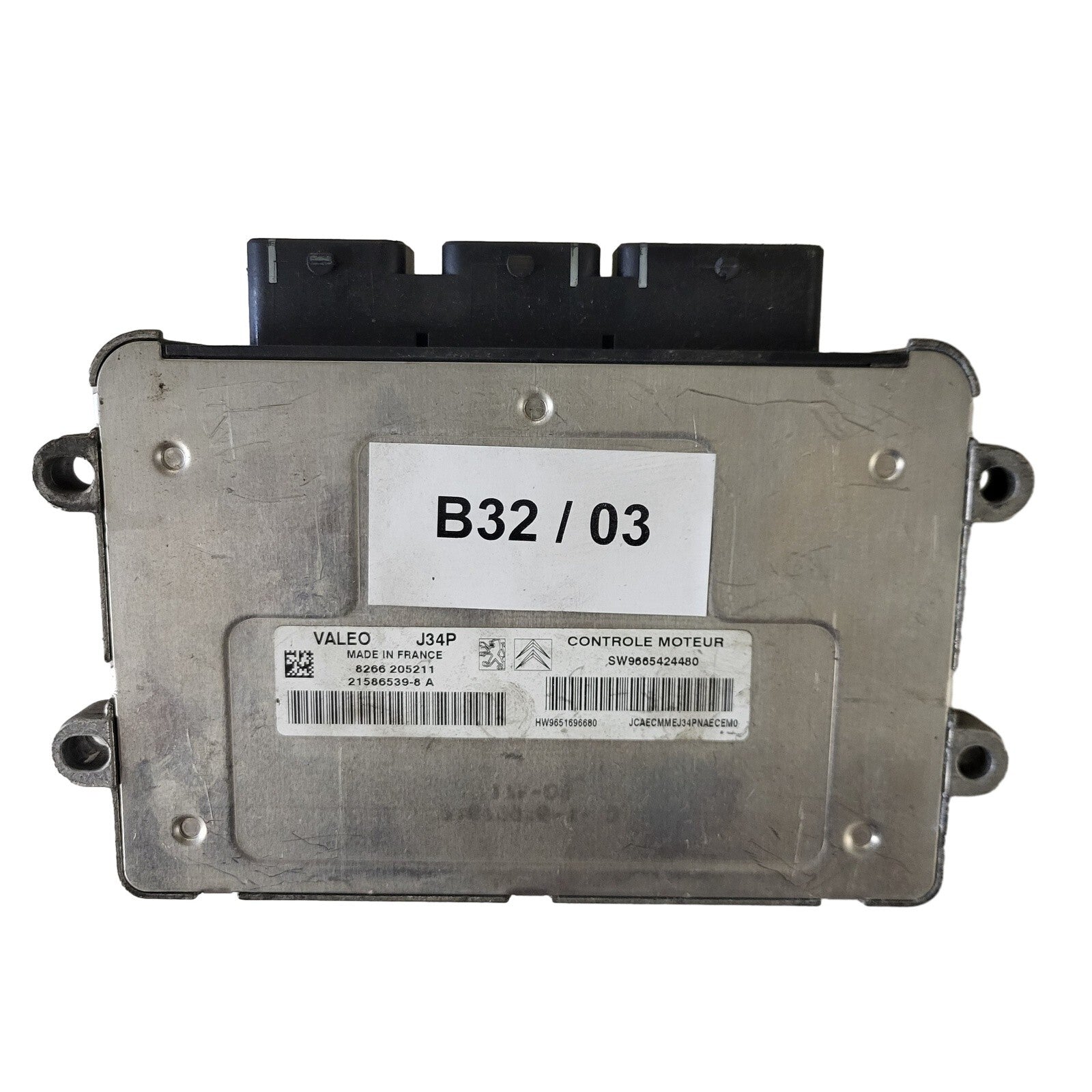 CITROEN C3 ECU / J34P / 21586539-8 / 21586539-8A / 9665424480 / 9651696680 / VAL