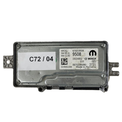 FIAT ALFA MODULE ECU / NRCS2 / 670219508 / 19224BQ / SW R2.21 / HW C1.0D / BOSCH