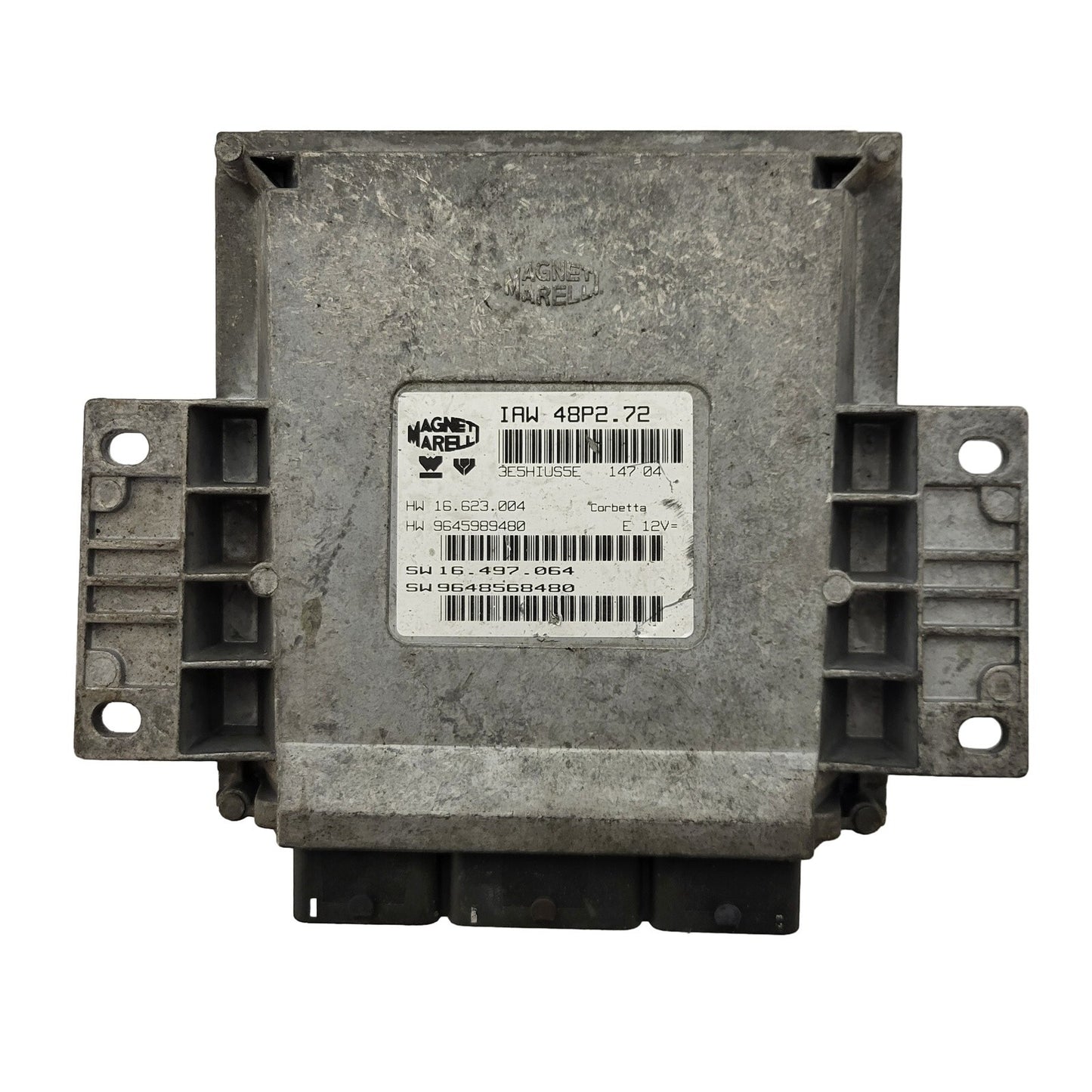 PEUGEOT CITROEN ECU / IAW 48P2.72 / SW 9648568480 / HW 9645989480 / MAGNETI MARE