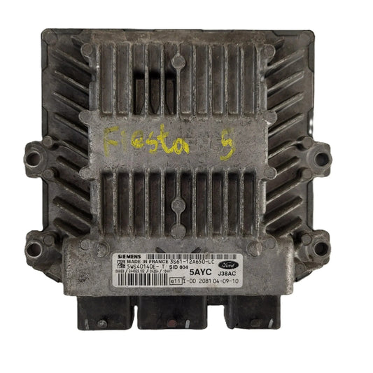 FORD FIESTA ECU / 3S61-12A650-LC / 5WS40140E-T / 5AYC / SID804 / J38A SIEMENS