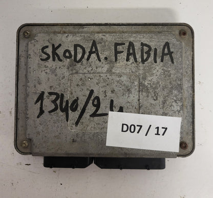 SKODA FABIA ECU / 036906034BK / IAW4LV.C / 61600.489.19 / MAGNETI MARELLI