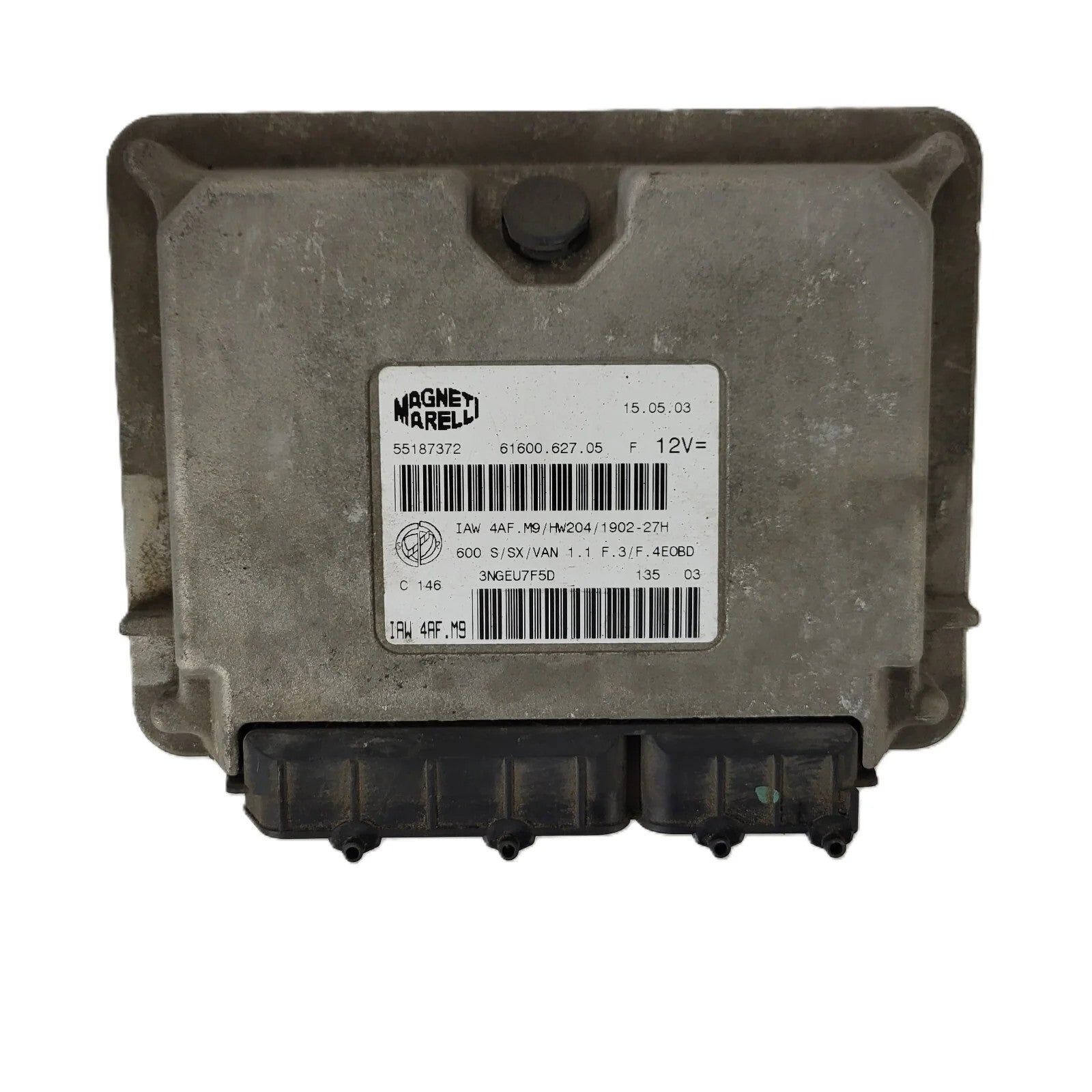 Fiat Seicento 600 ECU / 55187372 / IAW 4AF.M9 / 61600.627.05 / MAGNETI MARELLI