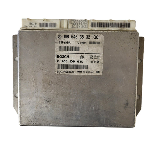 MERCEDES-BENZ A CLASS W168 ESP ECU / 1685453532 / 0265109630 / BOSCH ESP+HBA