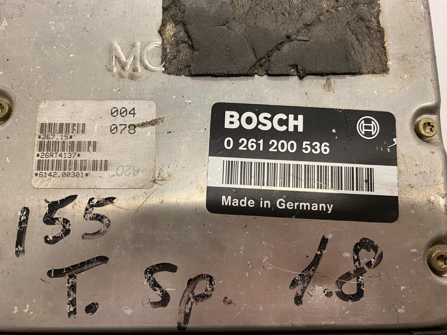 ALFA ROMEO 155 ECU / 0261200536 / 6142.00301  / BOSCH