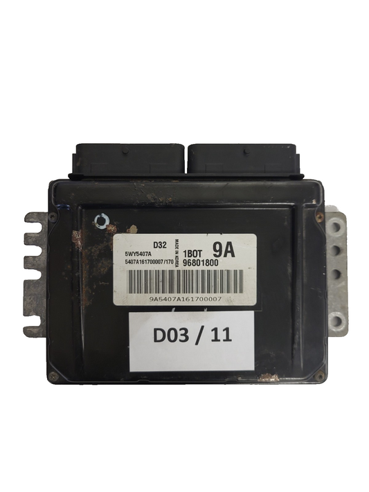 CHEVROLET MATIZ ECU / 96801800 / 5WY5407A / 1BOT / 9A / D32