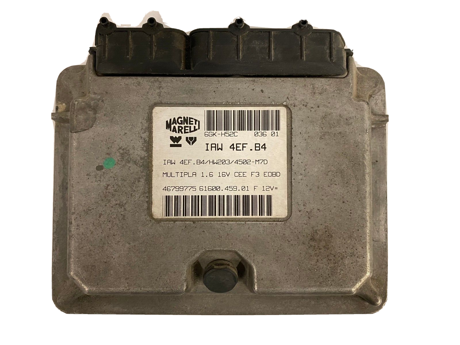 FIAT MULTIPLA 1.6 16V ECU / 46799775 / IAW 4EF.B4 / HW203 / 61600.459.01