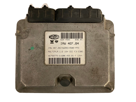 FIAT MULTIPLA 1.6 16V ECU / 46799775 / IAW 4EF.B4 / HW203 / 61600.459.01