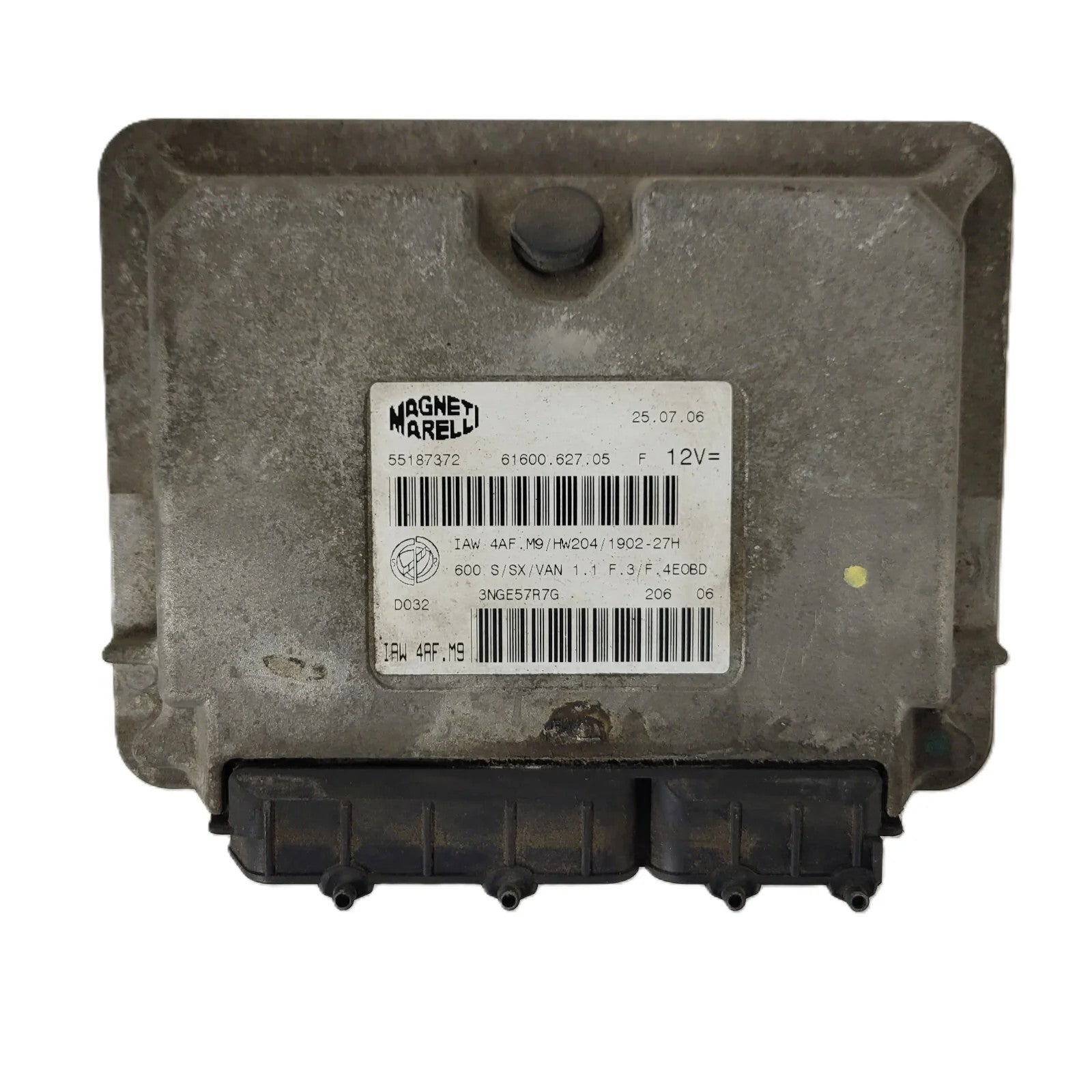 Fiat Seicento 600 ECU / 55187372 / IAW 4AF.M9 / 61600.627.05 / MAGNETI MARELLI
