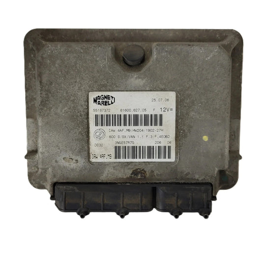 Fiat Seicento 600 ECU / 55187372 / IAW 4AF.M9 / 61600.627.05 / MAGNETI MARELLI