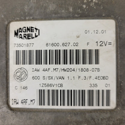 Fiat 600 ECU / IAW 4AF.M7 / 73501877 / HW204 / MAGNETI MARELLI