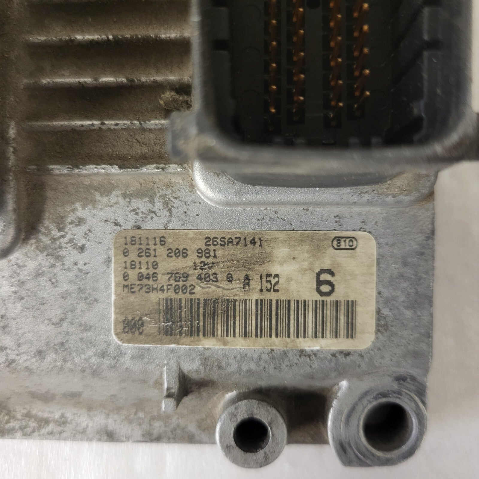 FIAT PUNTO 1.2 ECU / 0261206981 / 00467694030 / BOSCH