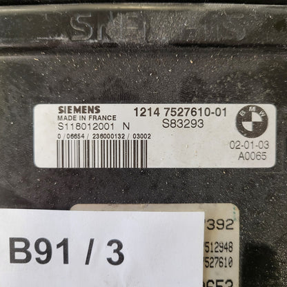 MINI COOPER 1.6 ECU / S118012001N / 1214752761001 / SIEMENS