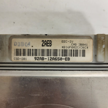 Ford Focus ECU / 92AB-12A650-EB / 2AEB / EEC-IV / CSD-201 